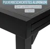 Gartentisch Balkontisch Ausziehbar 90 - 180 cm Schwarz Produktbild-Vorschau 4