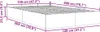 vidaXL Ottoman-Bett ohne Matratze Hellgrau 120x200 cm Samt Produktbild-Vorschau 7
