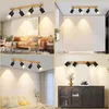 ZMH Spot de plafond 4 flammes noir - Lampe de cuisine en Voir les images du produit 2