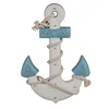 Holz-Anker mit Seil & 12 warmweißen LED, ca. 33,5 x 23 Produktbild-Vorschau 1