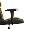 Gaming-Stuhl mit Massagefunktion Schwarz & Golden Produktbild-Vorschau 9