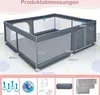 COSTWAY 200 x 180cm Laufstall baby faltbar, Laufgitter mit Produktbild-Vorschau 6