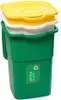 A stack of three recycling bins for waste separation. Anteprima dell’immagine prodotto