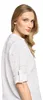 Damen Casual Bluse gestreift mit V-Ausschnitt und 3/4 Arm, Produktbild-Vorschau 7