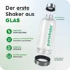 pureshake® GLASSHAKER mit EDELSTAHL-DECKELN | 100% Glas und Produktbild-Vorschau 2