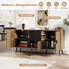 Merax Sideboard Kommode mit 2 Schubladen und 3 Türen, Produktbild-Vorschau 13
