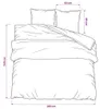vidaXL Bettwäsche-Set Grau 220x240 cm Baumwolle Produktbild-Vorschau 6