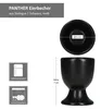 6x Panther Eierbecher schwarz Steingut für 6 Personen Produktbild-Vorschau 6