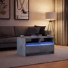 vidaXL LED-Couchtisch Betongrau Holzwerkstoff Produktbild-Vorschau 4