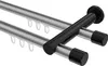 Interdeco Innenlaufstange / Gardinenstange mit Innenlauf Produktbild-Vorschau 1
