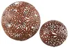 Bellissima palla decorativa con motivo floreale - set di 2 Anteprima dell’immagine prodotto 2