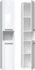 Badezimmerschrank NEL I 31x30xH174 weiß glänzend Produktbild-Vorschau 1