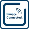 A graphic with text and a wifi symbol. Voir les images du produit