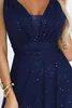 Numoco Abendkleid Klaudia Maxikleid Partykleid, dunkelblau Produktbild-Vorschau 3