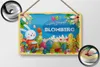 Blechschild Ostern Ostergrüße 18x12cm BLOMBERG Geschenk Produktbild-Vorschau 2