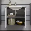 trendteam Bad Waschbeckenunterschrank Riva Rauchsilber Produktbild-Vorschau 8