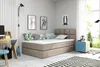 VELAR Boxspringbett mit bettkasten "OLAF", 100 cm, BEIGE Produktbild-Vorschau 1