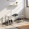 HAKU Schuhregal alu - Metall, B/H/T: 80x38x30 cm Produktbild-Vorschau 6