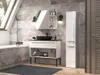BDW Badezimmer Schrank Hochschrank, Hoher Badschrank, Weiß Produktbild-Vorschau 5