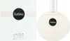 A product shot of Lalique Satine eau de Parfum for women, showing both the perfume bottle and its packaging. Voir les images du produit