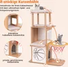 Tiragraffi COSTWAY 120 cm, albero per gatti con amaca stile Anteprima dell’immagine prodotto 4