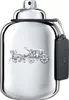 A silver perfume bottle with a black tag hanging from it. Anteprima dell’immagine prodotto