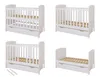 Babybett und Kinderbett 3in1 mit Matratze, Schublade, Produktbild-Vorschau 4