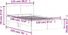 VidaXL 3207511, Bílá, 125 cm, 193 cm, 70 cm, 1200 x 1900 Náhled obrázku produktu 8
