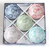 50 Japan Reis- Teeschale 5 er Set, Retro Design Blumen Produktbild-Vorschau 6