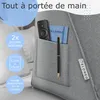 ELONEO Coussin dorsal avec traversin amovible et poche Voir les images du produit 6