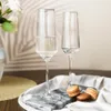Lot de 4 flûtes à champagne de 250 ml, verres élégants à Voir les images du produit 2