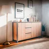 CALICOSY - Buffet 2 portes 3 tiroirs L120 cm - DENVER Voir les images du produit 18