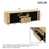 Standfernsehschrank, Lowboard Mit 2 Schranktüren 1 Produktbild-Vorschau 4