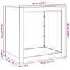 Stojan na palivové dřevo antracitový 60 x 40 x 60 cm ocel Náhled obrázku produktu 10