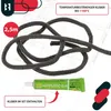 A coiled rope and a tube of adhesive are shown against a blueprint-like background. Podgląd zdjęcia produktu
