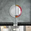 Ø70cm Spiegel - Glasrahmen mit Aufdruck - Wandspiegel Produktbild-Vorschau 6