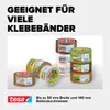 Tesa Strong Handabroller mit 1 Rolle Paketklebeband Braun, Produktbild-Vorschau 10