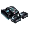 Makita Power Source Kit 40 V max. mit 2x BL 4025 Akku 2,5 Produktbild-Vorschau 2