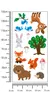 Adesivo murale animali della foresta con alberi e funghi 75 Anteprima dell’immagine prodotto 2
