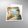 Poster - Poster ohne Rahmen - Haus Santorini Blumen - Produktbild-Vorschau 3