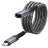 JSAUX Estensore USB-C 3.2 100W 5A 10Gbps iPhone MacBook Anteprima dell’immagine prodotto 1