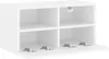 vidaXL Szafka wisząca pod TV biała 60x30x30 cm materiał Podgląd zdjęcia produktu 7