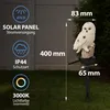 MasterLED Solar-Gartenleuchte Eule 3000K IP44 40cm Warmweiß Produktbild-Vorschau 3