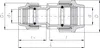 Unidelta PP Reduzier-Kupplung 25mm x 20mm Produktbild-Vorschau 3