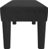 vidaXL Lavica čierna 100x30x30 cm Velvet Náhľad obrázku produktu 4