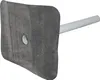A product shot of a roof drain overflow pipe with a bitumen flange. Produktbild-Vorschau