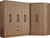 8-türiger Eckschrank mit 2 Schubladen - 263 cm breit - Produktbild-Vorschau 1