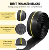 A rolled-up garage door seal with close-up insets highlighting its features. Produktbild-Vorschau