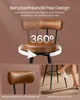 VASAGLE EKHO Kollektion - 360° drehbarer Barhocker, 2er Produktbild-Vorschau 3