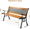 A diagram showing the dimensions of a garden bench. Produktbild-Vorschau